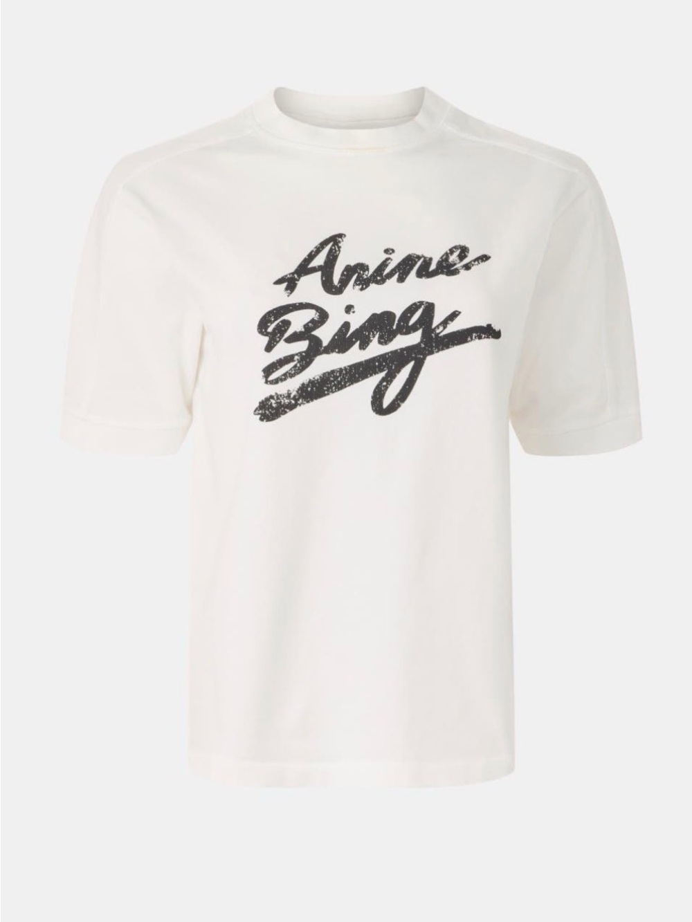 Anine Bing Jaylin Signature Tee, size small